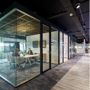 A free standing office unit with high acoustic values 