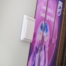 Lightswitch inside a QQ1 free standing glass office box 