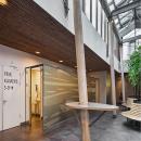 Demountable Wall Partitions with vector pattern print