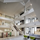 Qbiq glass wall on every floor