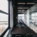 Office dividing double glass partition 