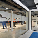 Sliding doors in the conversation room