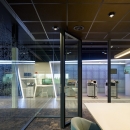 QQ2 double glass free standing office unit