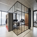 Office wall IQ-Single with classic vertical and horizontal grid