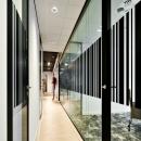100mm thick system wall with double glazing 