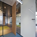 Flexable workspace box with white board wall panel