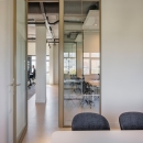 Door and glass partition