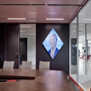 Glass and melamine partition at Atlas TU/e in Eindhoven