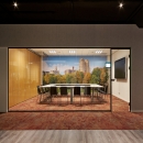 Boardroom with QbiQ IQ-Single Partition Walls