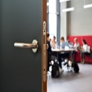 QbiQ lock in a HPL door