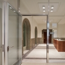 KDG100 flush door in alu system wall