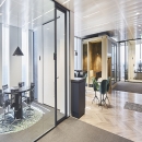Work area with view at innovation room