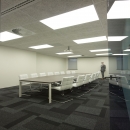 Boardroom at Lucrasoft Hendrik-Ido-Ambacht with blue glass door