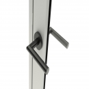 Door handle Hoppe Amsterdam Black