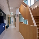 Staircase and corridor at De Office in Den Bosch