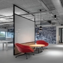Area dividing walls  at Commvault in Utrecht
