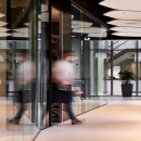 Circular-setting of a  single glass partition