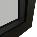 KDD57D aluminum framed door with double glass and double seals.
