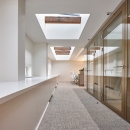 Offices with glass partitions at Richemont in Amsterdam