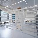 Single glass partition with 0-joint seam
