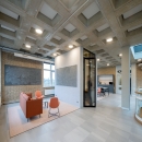Single glass partitions at Nikhef Amsterdam
