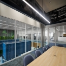 Consultation rooms of view of company restaurant at Neele-Vat in Pernis