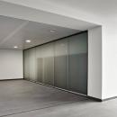 Hardened glass sliding doors to coverup the vending machines at OTCkmar