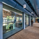 Cooking classrooms with glass partitions