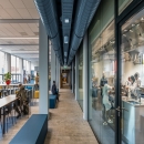 Cooking classrooms with glass partitions