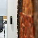 Card or tag reader to control electronic lock