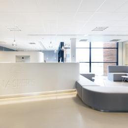 Entrance at Naspers in Hoofddorp, The Netherlands 