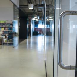 Glass sliding doors