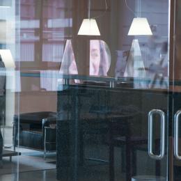 Glass sliding doors