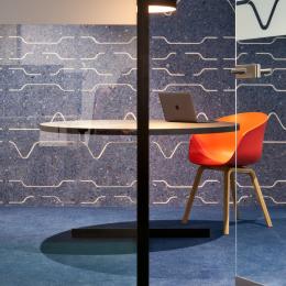 Converstaion / meeting room of glass