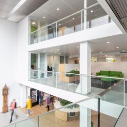 Central stair way at Town Hall Woerden