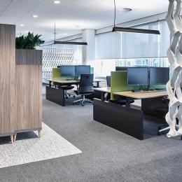Kantoor interieur van BDO in Den Haag