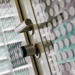 Salto GXE electronic Lock in a QbiQ KDD door