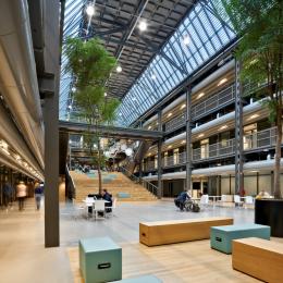 Atrium at ground floor 