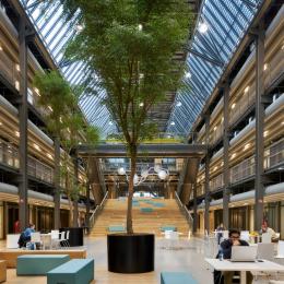 Atrium at ground floor TechMed Centre Enschede