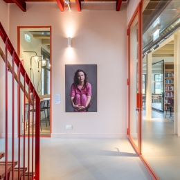Fire-resistant glass wall Dokhuis Rotterdam