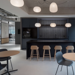 Kitchen at Commvault in Utrecht