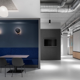 Area dividing walls  at Commvault in Utrecht