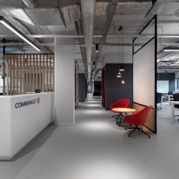 Entree area  at Commvault in Utrecht