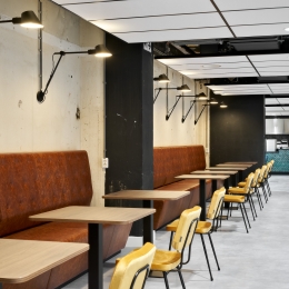 Bedrijfsrestaurant van de Kamer van Koophandel (KvK) in Utrecht.