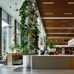 University restaurant at  Maria Montessori University Radboud in Nijmegen