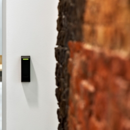 Card or tag reader to control electronic lock
