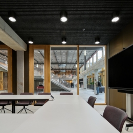 Entrance hall faculty ITC University Twente Enschede