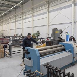 Verkade klimaat inside the factory