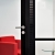 Air vent in door frame